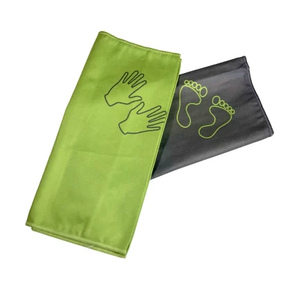 Travel Companion Towel - Lime & Black