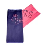 Travel Companion Towel - Navy & Pink