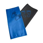 Travel Companion Towel - Royal Blue - Black