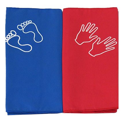 Travel Companion Towel - Navy - Red